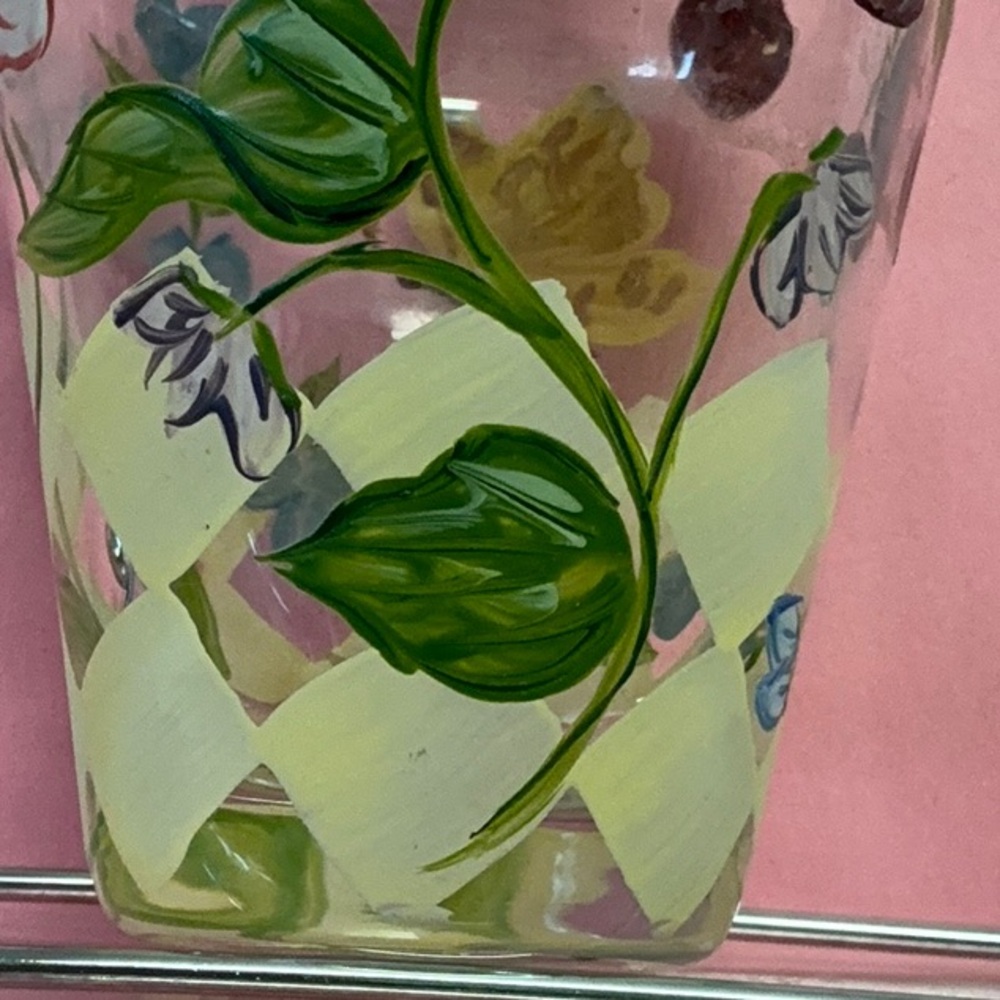 Vintage Hand painted floral Tracy Porter collectors artistic Rare Vase - Picture 13 of 15